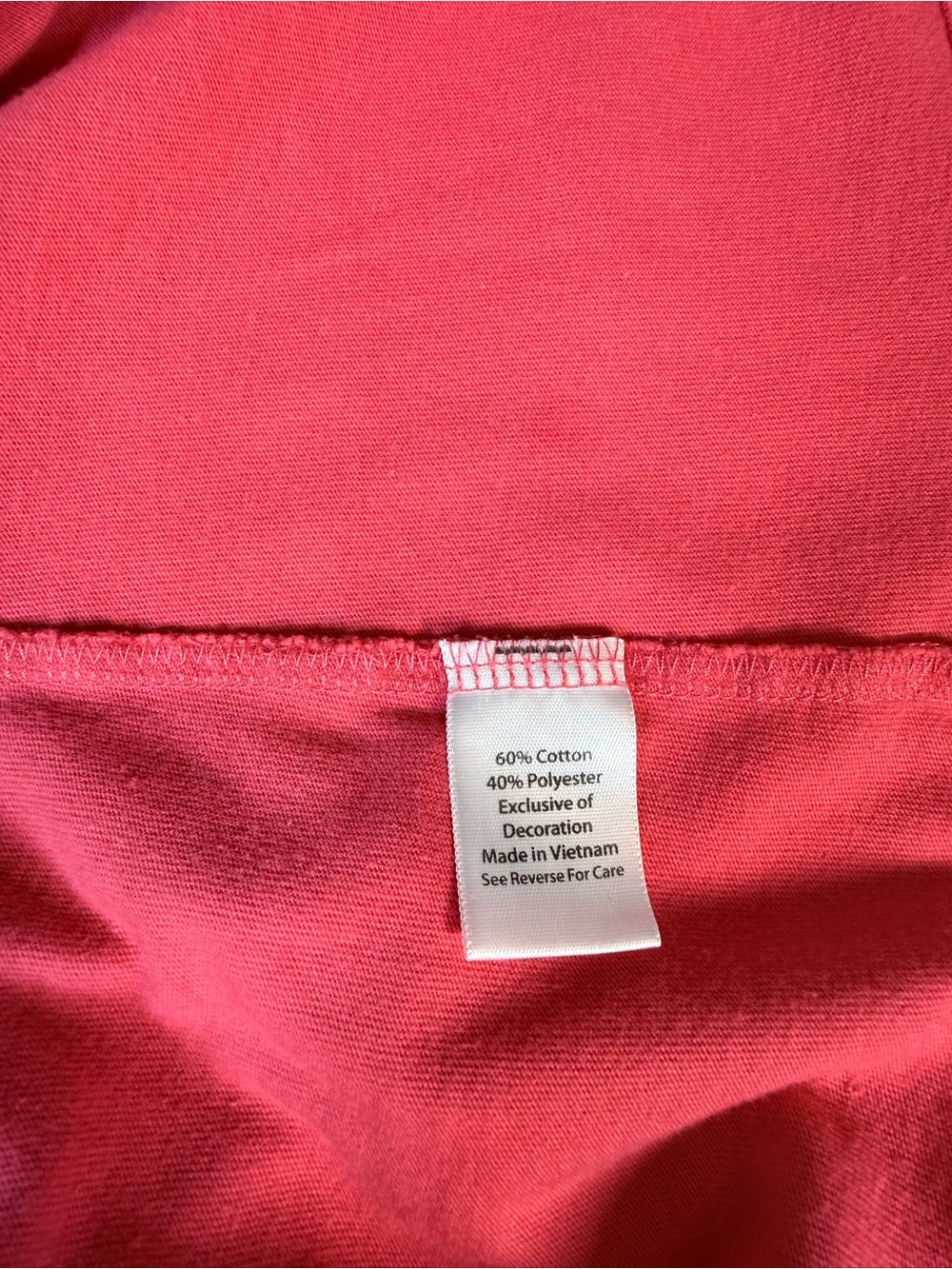 Coral Bay Pink Rhinestone Flamingo Short Sleeve T-Shirt Size Medium - Picture 4 of 5